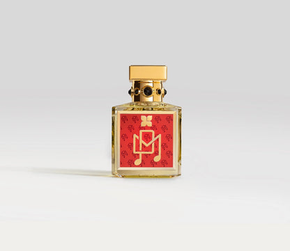 Parfüm Flakon von Fragrance Du Bois OM mit goldenem Deckel