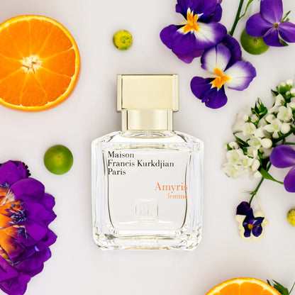 Parfüm Flakon von Maison Francis Kurkdjian Paris Amyris Femme mit Lavendel Orange und Limette
